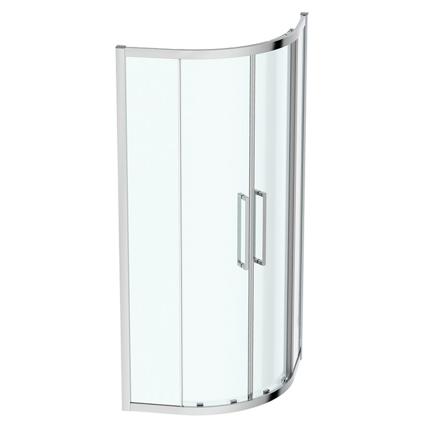 Ideal Standard I.life Quadrant Enclosure With Idealclean Clear Glass 900mm X 900mm - Bright Silver - T4957EO - TAP 'N' SHOWER