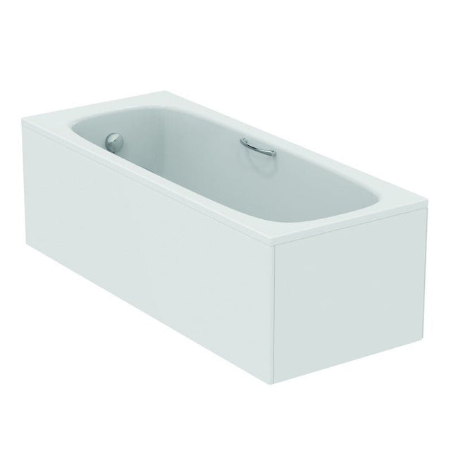 Ideal Standard i.Life Rectangular 0 Tap Hole Water Saving Bath with Grips 1700mm x 700mm - White - T478201 - TAP 'N' SHOWER