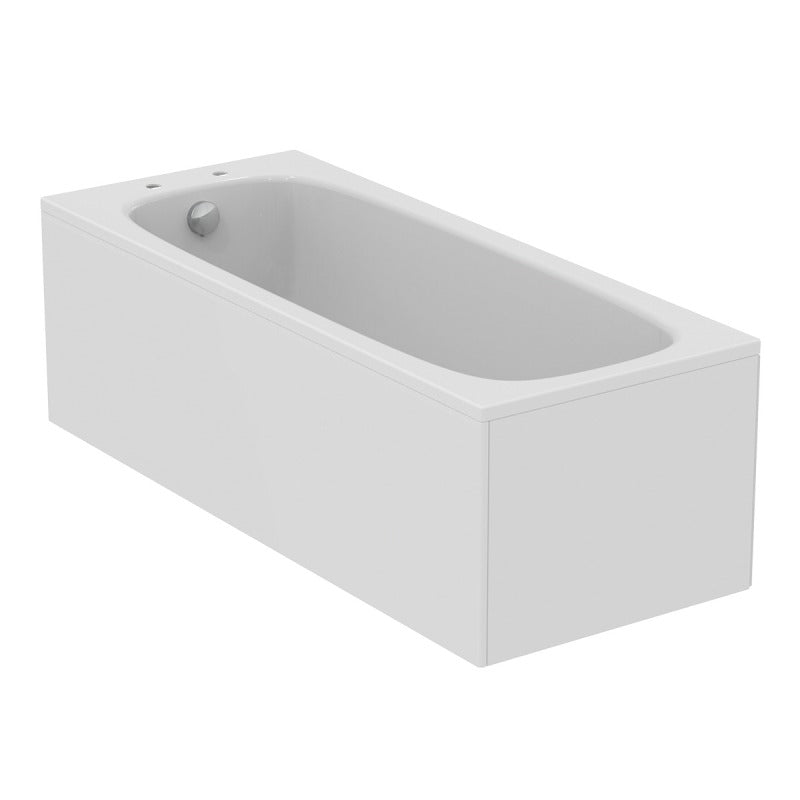 Ideal Standard i.Life Rectangular 2 Tap Hole Bath 1700mm x 700mm - White - T477501 - TAP 'N' SHOWER