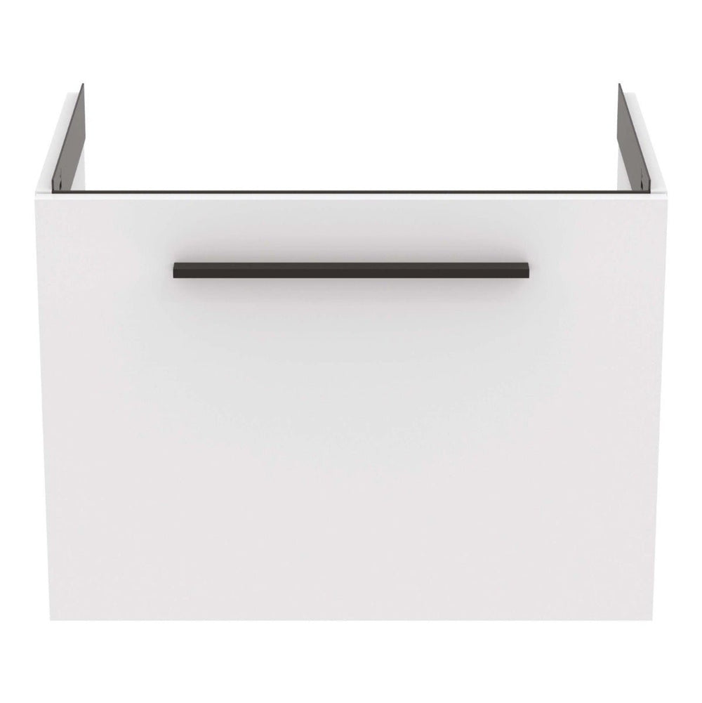 Ideal Standard I.life S Compact 1 Drawer Wall Hung Vanity Unit 600mm - Matt White - T5292DU - TAP 'N' SHOWER
