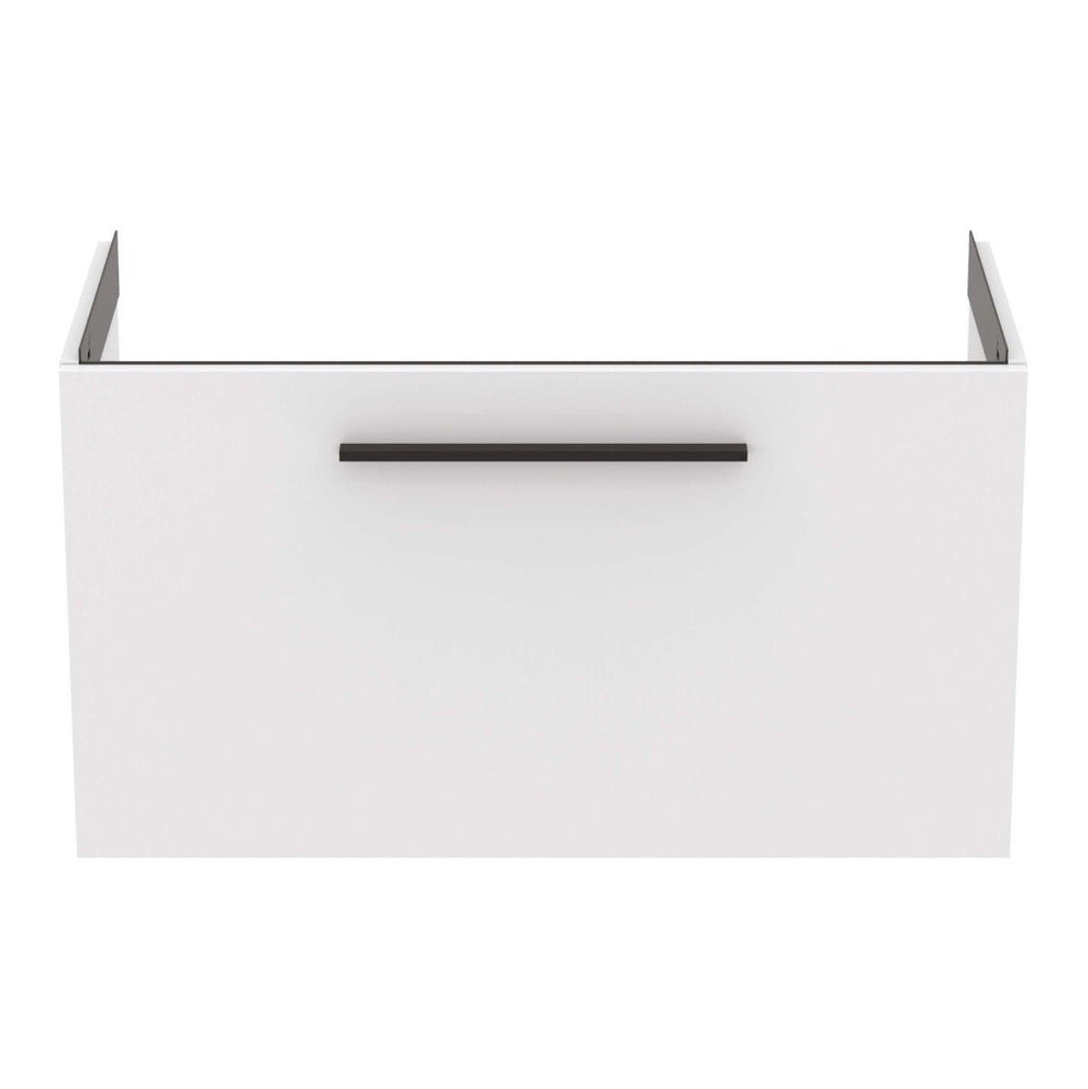 Ideal Standard i.Life S Compact 1 Drawer Wall Hung Vanity Unit 800mm - Matt White - T5294DU - TAP 'N' SHOWER