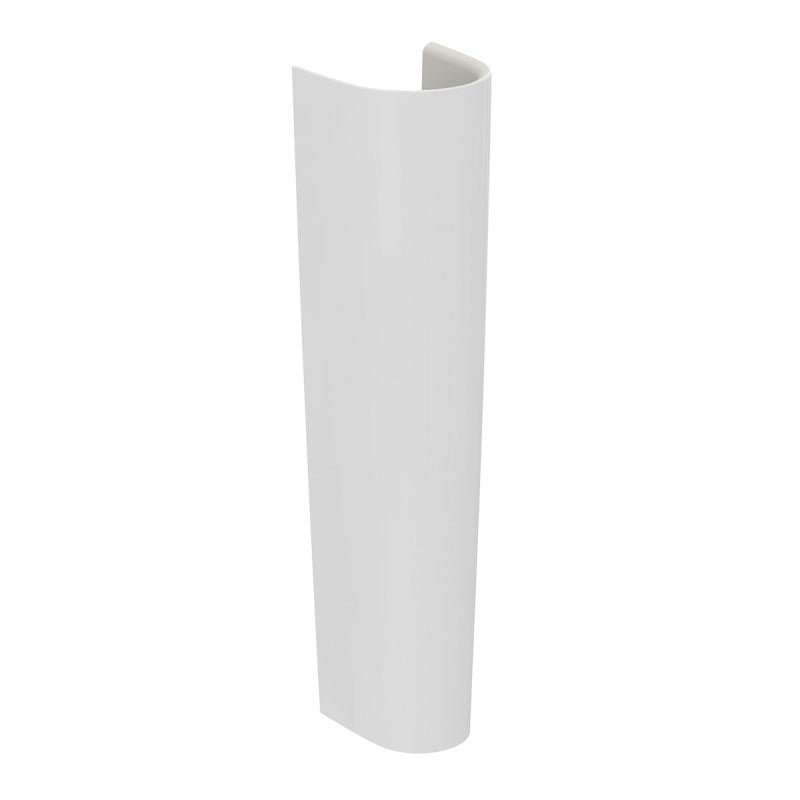 Ideal Standard i.Life S white full basin pedestal for bathroom pipework concealment