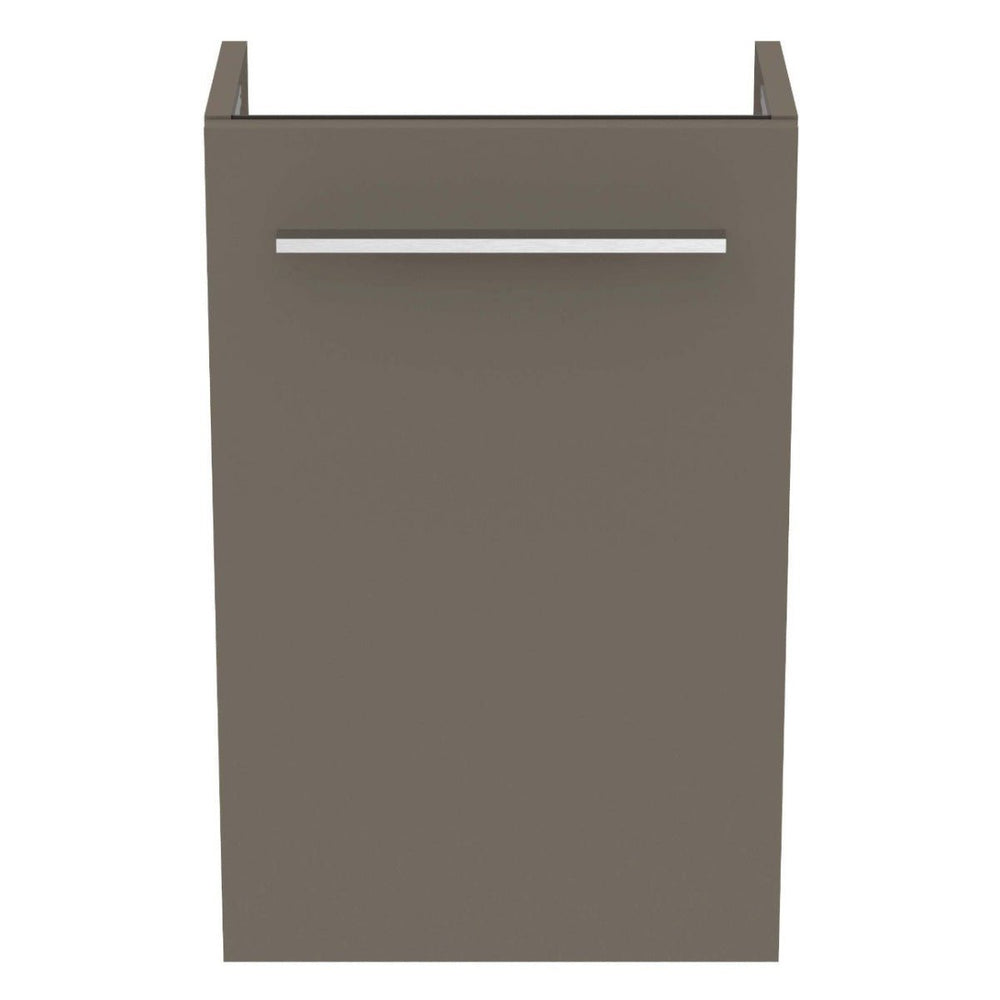 Ideal Standard I.life S T5302nx Guest Washbasin Unit With 1 Door 350mm - Quartz Grey Matt - T5302NG - TAP 'N' SHOWER