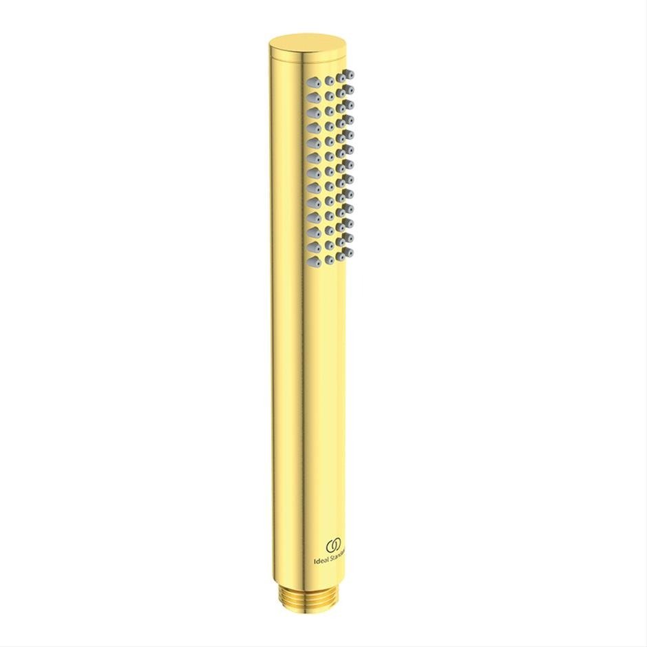 Ideal Standard Idealrain Single Function Stick Handspray - Brushed Gold - BC774A2 - TAP 'N' SHOWER