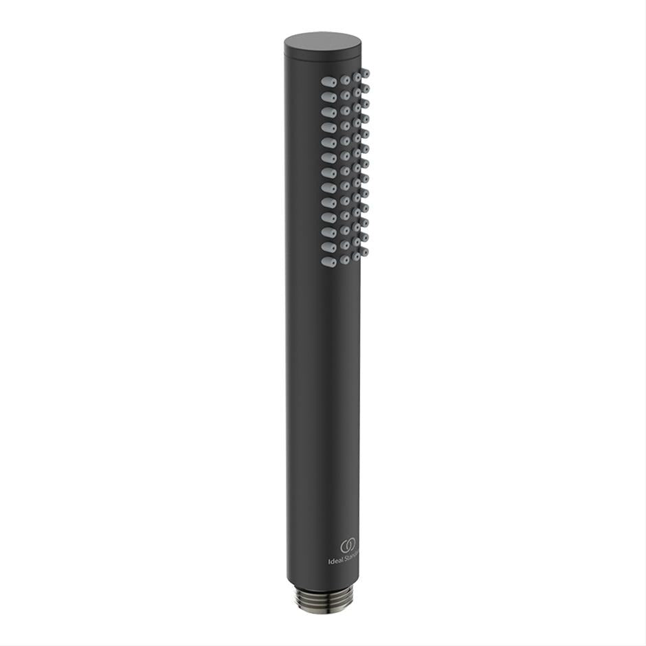 Ideal Standard Idealrain Single Function Stick Handspray - Silk Black - BC774XG - TAP 'N' SHOWER