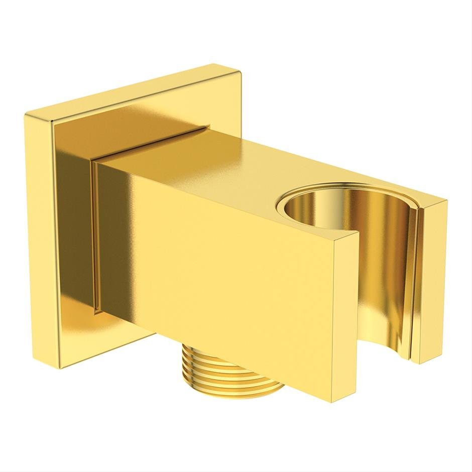 Ideal Standard Idealrain Square Shower Handset Elbow Bracket - Brushed Gold - BC771A2 - TAP 'N' SHOWER