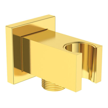 Ideal Standard Idealrain Square Shower Handset Elbow Bracket - Brushed Gold - BC771A2 - TAP 'N' SHOWER