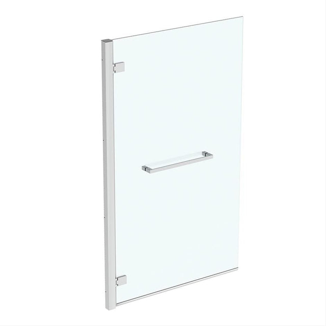 Ideal Standard IS i.life Hinged Bath Screen - Bright Silver - T4889EO - TAP 'N' SHOWER