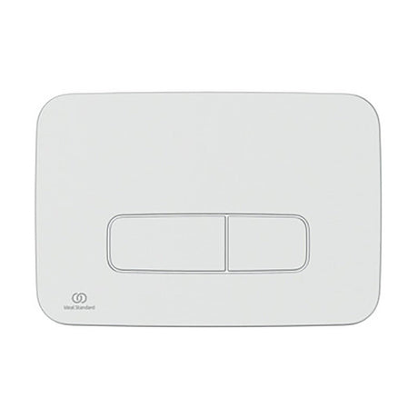 Ideal Standard Oleas M3 mechanical dual flushplate - Brushed Chrome - R0123JG - TAP 'N' SHOWER