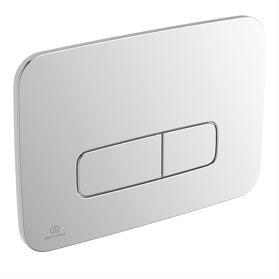 Ideal Standard Oleas M3 mechanical dual flushplate - Chrome - R0124AA - TAP 'N' SHOWER