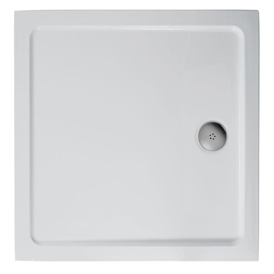 Ideal Standard Simplicity Low Profile Square Flat Top Shower Tray - White - L508701 - TAP 'N' SHOWER