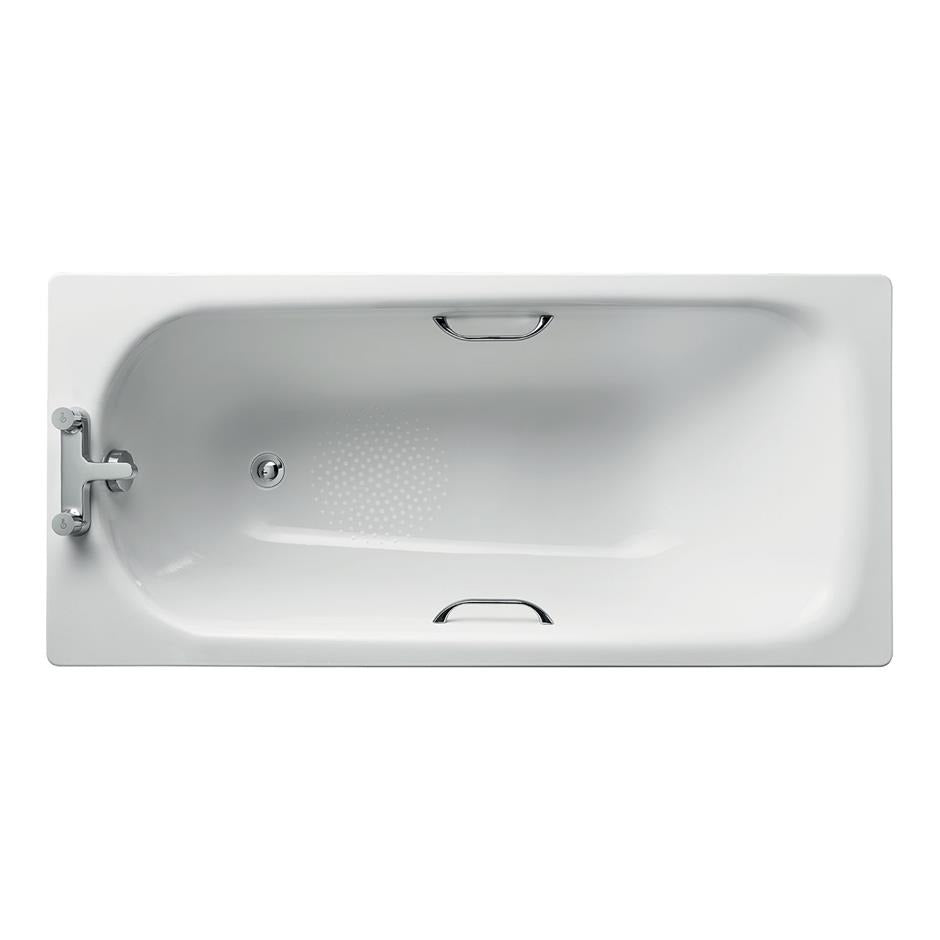 Ideal Standard Simplicity Steel Bath 150cm x 70cm - White - E818501 - TAP 'N' SHOWER