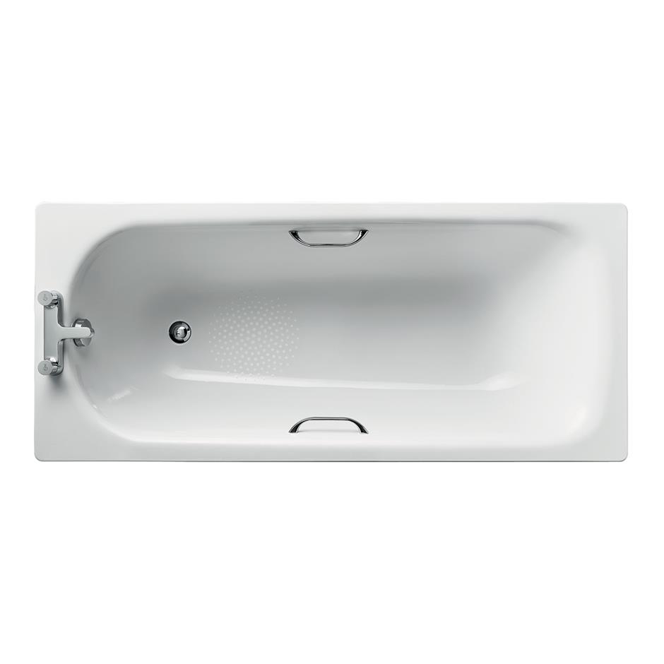 Ideal Standard Simplicity Steel bath 160cm x 70cm - White - E818601 - TAP 'N' SHOWER