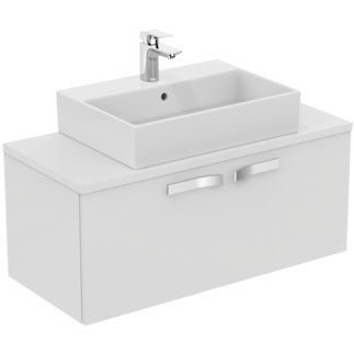 Ideal Standard Strada 1 Tap Hole White Countertop Basin 600mm - K077801 - TAP 'N' SHOWER