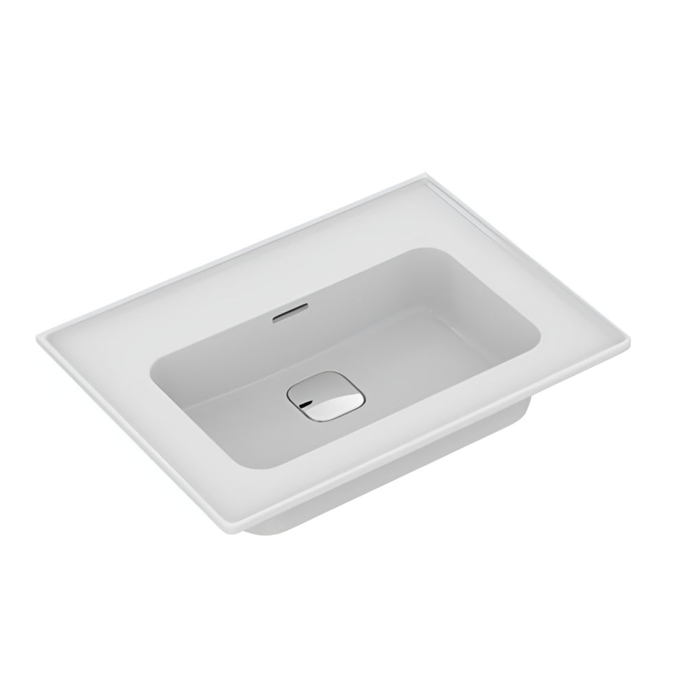 Ideal Standard Strada II Vanity Basin 0 Tap Holes & Clicker Waste 600mm - White - E239401 - TAP 'N' SHOWER