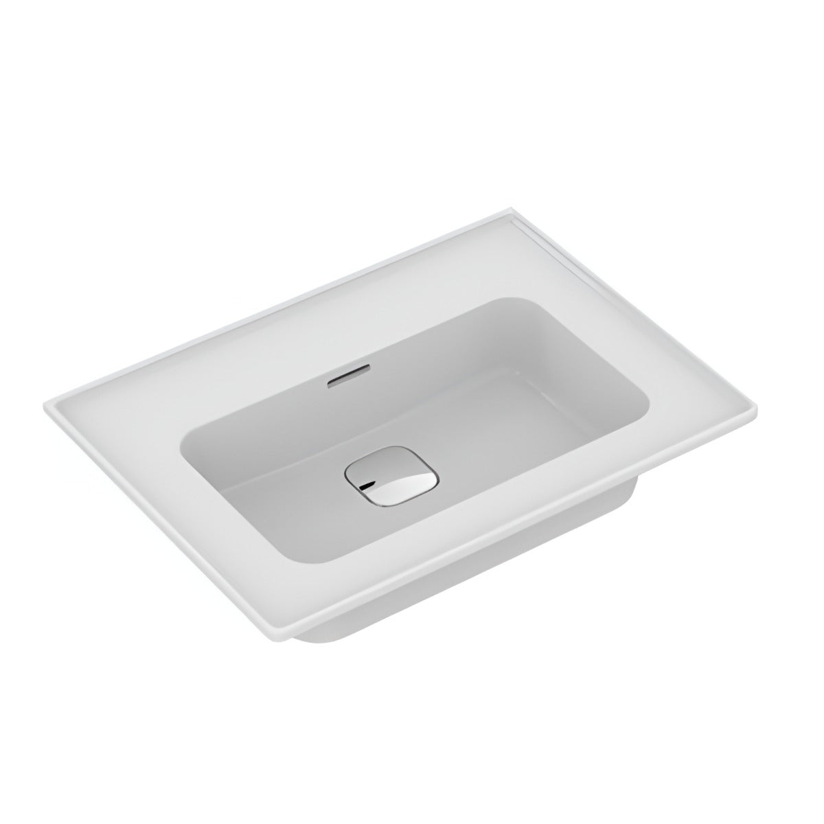 Ideal Standard Strada II Vanity Basin 0 Tap Holes & Clicker Waste 600mm - White - E239401 - TAP 'N' SHOWER