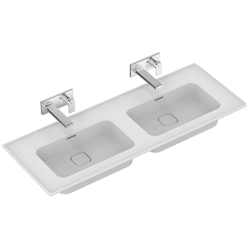 Ideal Standard Strada II Vanity Basin 0 Tap Holes & Clicker Wastes 1240mm - White - E239701 - TAP 'N' SHOWER