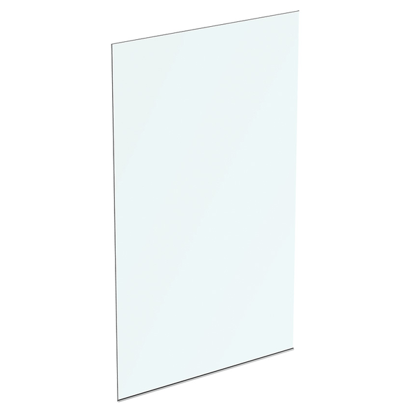 Ideal Standard Dual Access Wetroom Panel W/ Idealclean Clear Glass 1200mm - Bright Silver Finish - T4876EO - TAP 'N' SHOWER