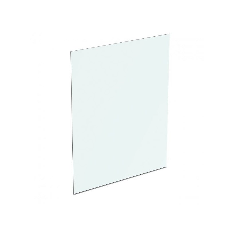 Ideal Standard Dual Access Wetroom Panel W/ Idealclean Clear Glass 1600mm - Bright Silver Finish - T4878EO - TAP 'N' SHOWER