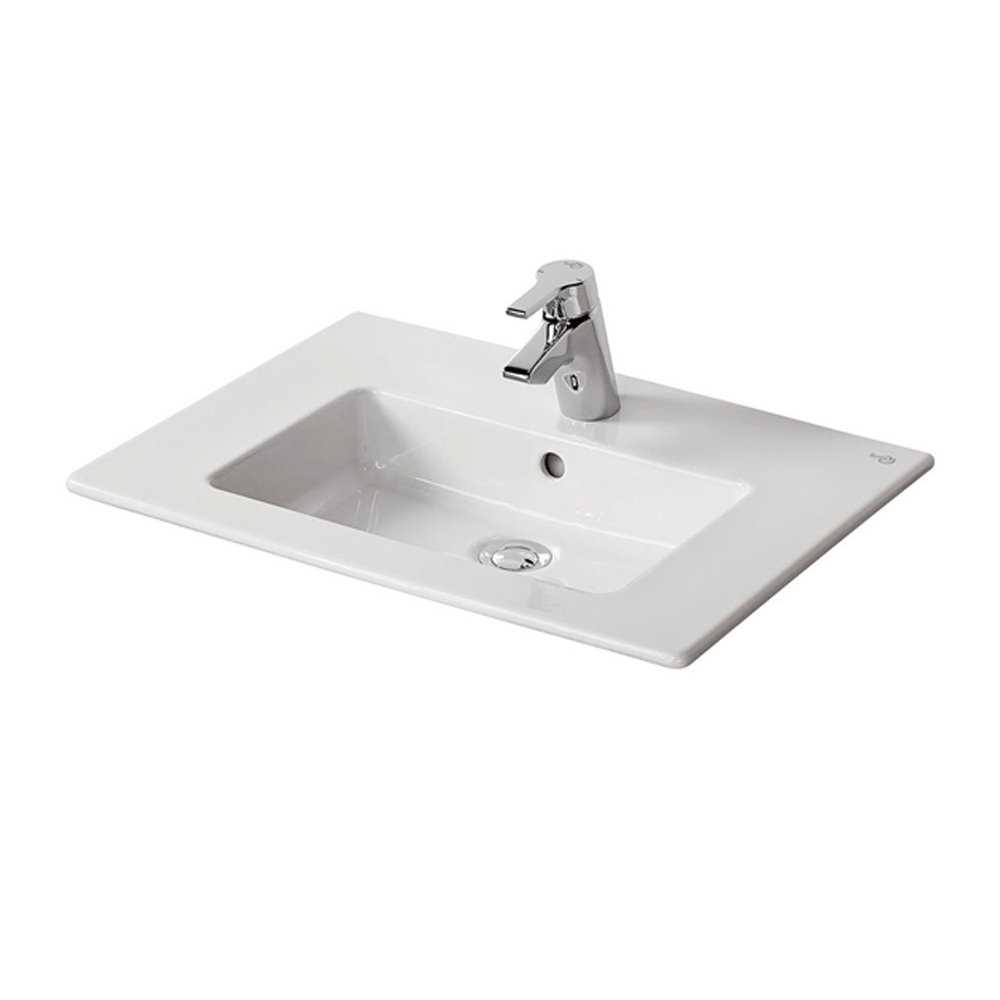 Ideal Standard Tempo 1 Tap Hole 610mm Wide Vanity Washbasin - E066801
