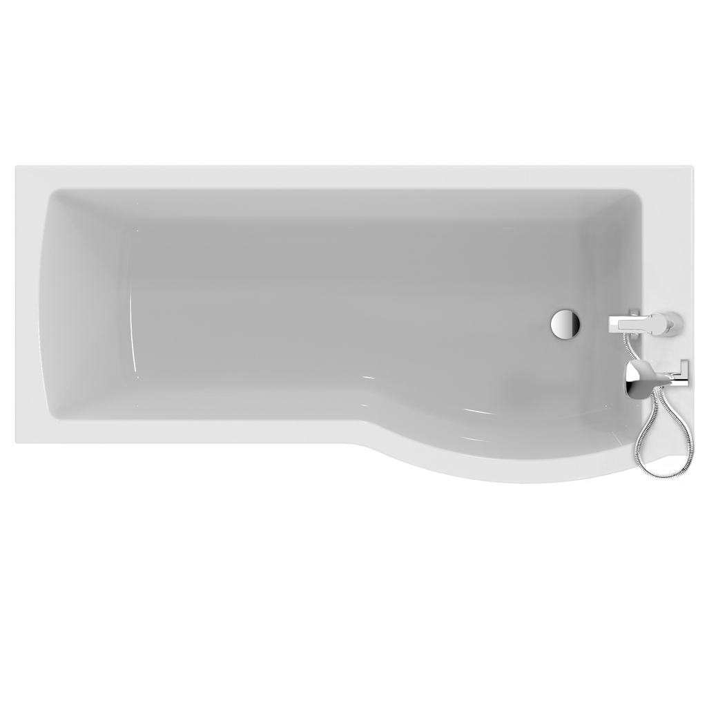 Ideal Standard Tempo Arc 1700mm x 700mm/800mm 0 Tap Hole Shower Bath R