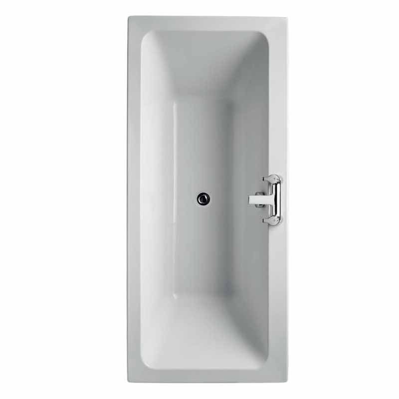 Ideal Standard Tempo Cube Idealform Plus+ Double Ended Bath 1800x800mm - White - E259201 - TAP 'N' SHOWER