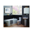 Ideal Standard Tesi White Back to Wall Aquablade Pan ONLY with Horizontal Outlet - T355701 - TAP 'N' SHOWER