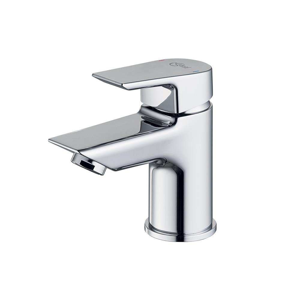 Ideal Standard Tesi Modern Chrome Deck Mounted Mini Basin Mixer Tap -