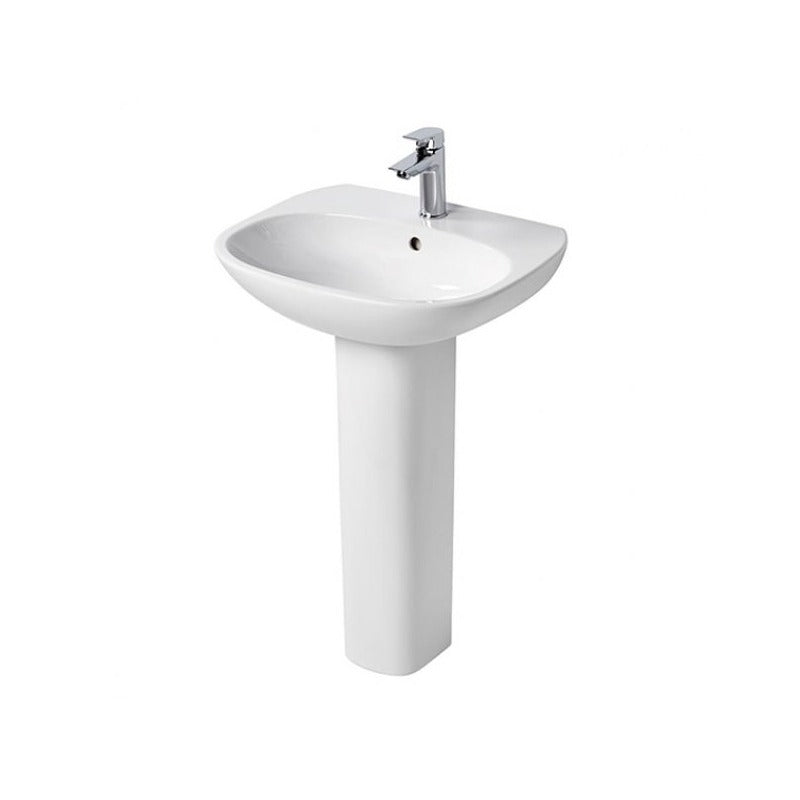 Ideal Standard Tesi Pedestal Basin 1 Tap Hole 500mm - White - T031201 - TAP 'N' SHOWER