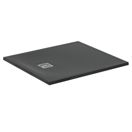 Ideal Standard Ultra Flat S + 1000 x 900mm Shower Tray - Jet Black - T5607FV - TAP 'N' SHOWER