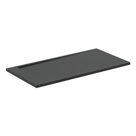 Ideal Standard Ultra Flat S i.life 1600 x 800mm Shower - Jet Black - T5571FV - TAP 'N' SHOWER