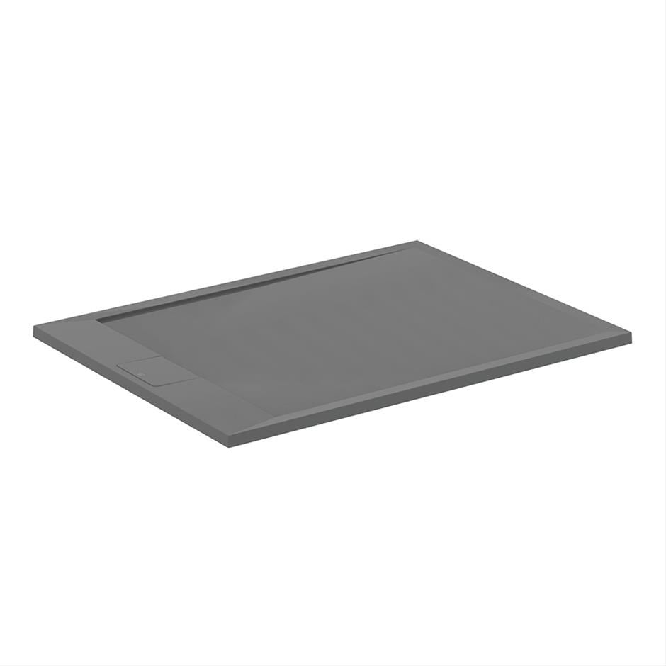 Ideal Standard Ultra Flat S i.life Shower Tray 1200mm - Concrete Grey - T5220FS - TAP 'N' SHOWER