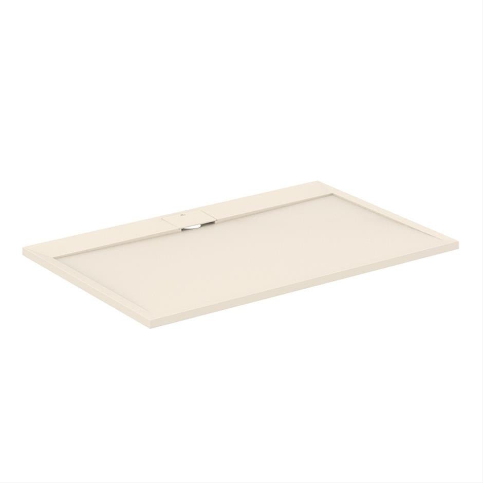 Ideal Standard 1400mm x 900mm Ultra Flat S i.life Shower Tray - Sand - T5222FT - TAP 'N' SHOWER
