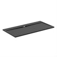 Ideal Standard Ultra Flat S i.life Shower Tray 1600mm - Jet Black - T5225FV - TAP 'N' SHOWER