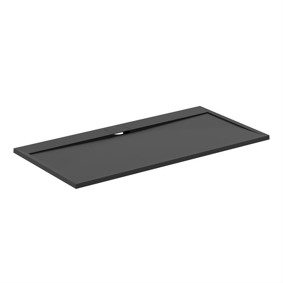 Ideal Standard Ultra Flat S i.life Shower Tray 1800mm - Jet Black - T5230FV - TAP 'N' SHOWER