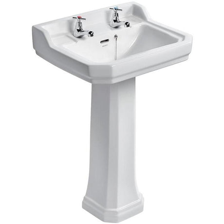 Ideal Standard Waverley Full Pedestal - White - U470001 - TAP 'N' SHOWER