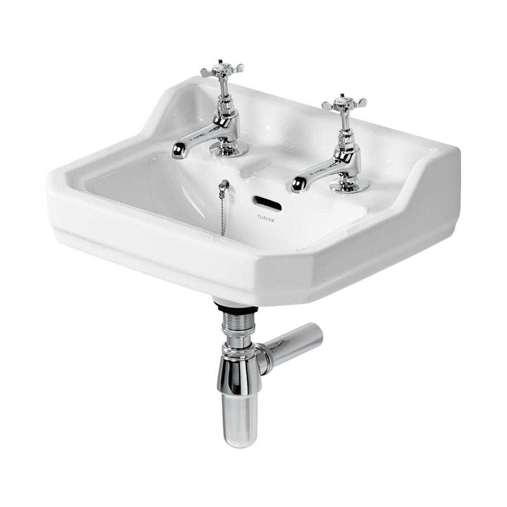 Ideal Standard Waverley 450mm Wide 2 Tap Hole Handrinse Basin - U4710