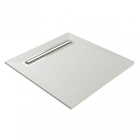 Impey Aqua-Dec Linear 4 Wet Room Square Former with Linear Waste 900mm x 900mm - AD4L9090