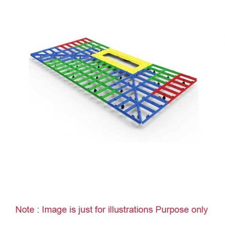 Impey Aqua-Grade Modern 400mm Linear Kit 4 Falls for Tiled Floors 1200mm x 900mm - Multi Coloured - AG40L12090/4F