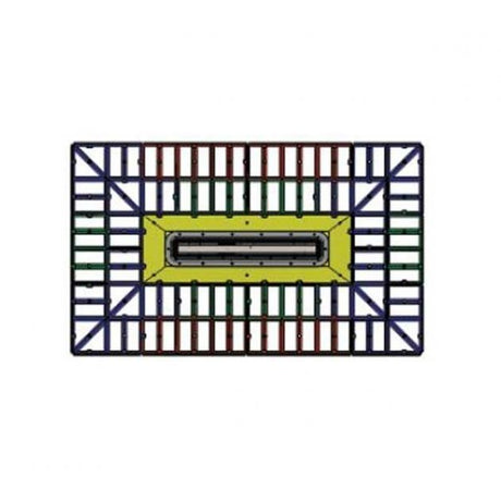 Impey Aqua-Grade Modern 400mm Linear Kit 1 Wall & 3 Falls for Tiled Floors 1500mm x 750mm - Multi Coloured - AG40L15075/3F