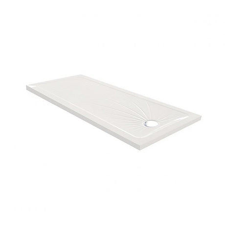 Impey Bath Replacement Modern Rectangular Shower Tray with Waste 1700mm x 750mm - White - BRT1775M