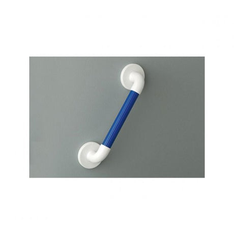 Impey Fluted Modern Wall Mounted Grab Rail 450mm - Blue - IG4F/Blue