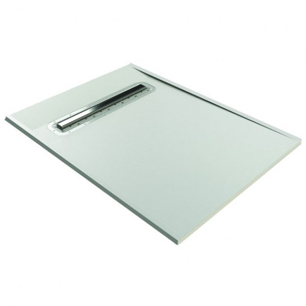 Impey Modern Vertical Outlet Linear Drain 600mm Tile Insert Cover - Chrome - LNR60T8/V - TAP 'N' SHOWER