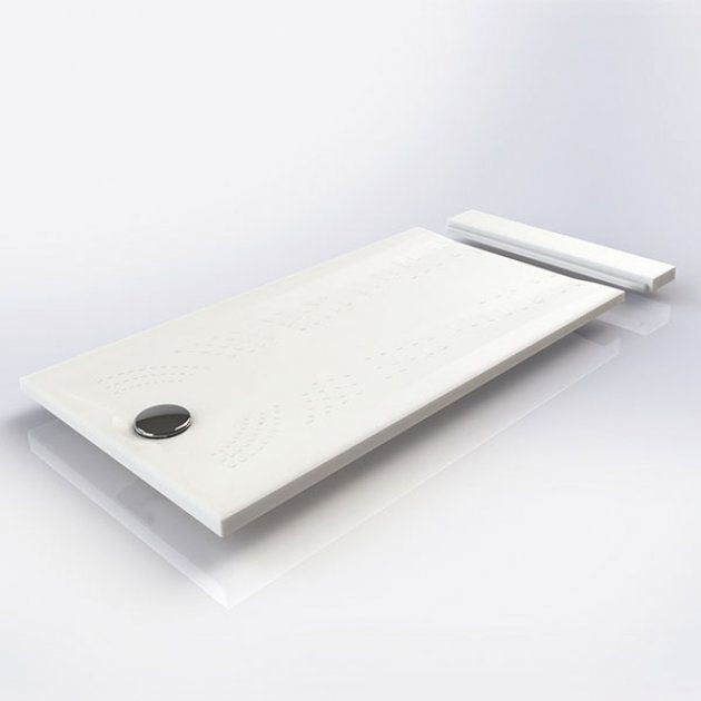 Impey Mantis Modern Square Shower Tray with Waste 1000mm x 1000mm - White - MTS100100