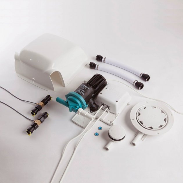 Impey Whale Modern Instant Match Premium Pump Kit - White - SWP/IMP - TAP 'N' SHOWER