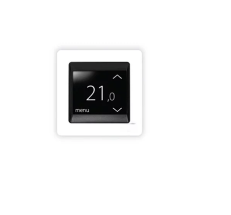Impey TOUCH Thermostat timer in white with digital display for underfloor heating control