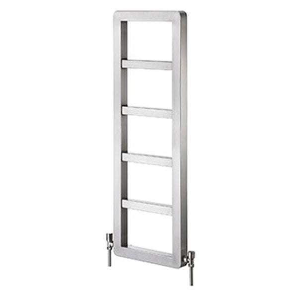 Vogue Zenith Designer Heated Towel Rail 1200mm High x 400mm Wide, Dual Fuel - IN007 SS120040BS-HE