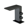 Vado Omika Mono Basin Mixer Tap - Polished Black - IND - OMI100/SB - PB - TAP 'N' SHOWER