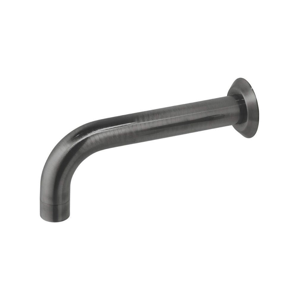 Vado Origins Wall Mounted Bath Spout - Brushed Black - IND - ORI140 - BLK - TAP 'N' SHOWER