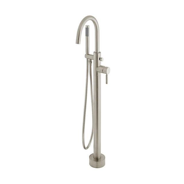 Vado Origins Freestanding Bath Mixer Tap With Shower Kit - Brushed Nickel - IND - ORI233 - BRN - TAP 'N' SHOWER